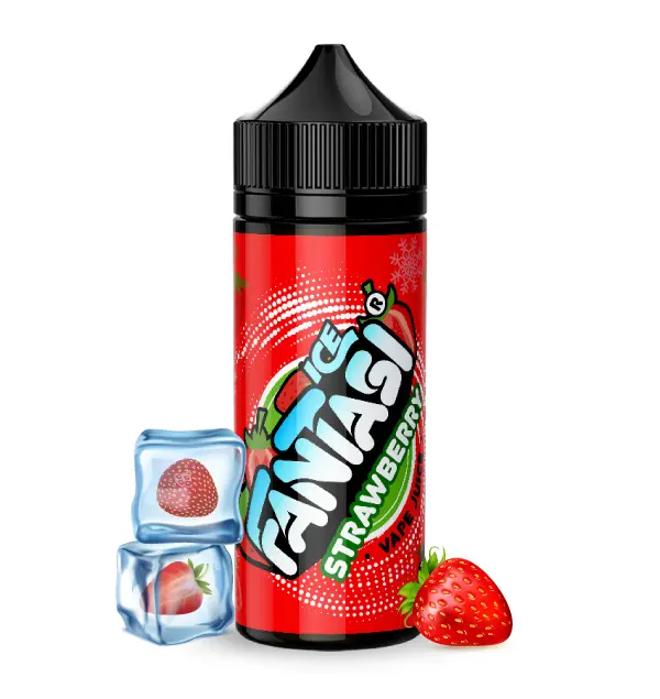 Strawberry Ice Nic Salt E-Liquid by Fantasi 100ml